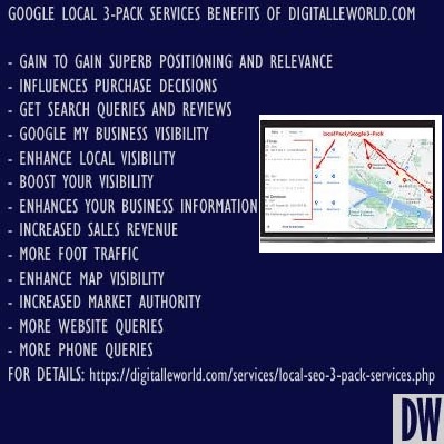 google local 3-pack seo services