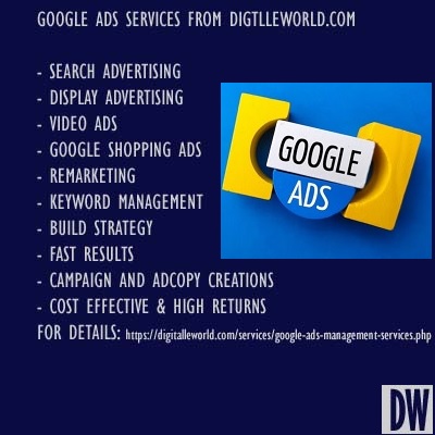 google ads services from digitalleworld.com