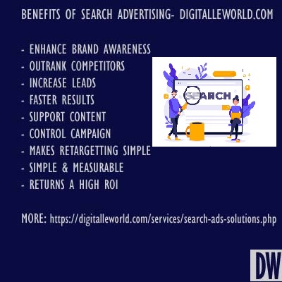 search advertising services from digitalleworld.com